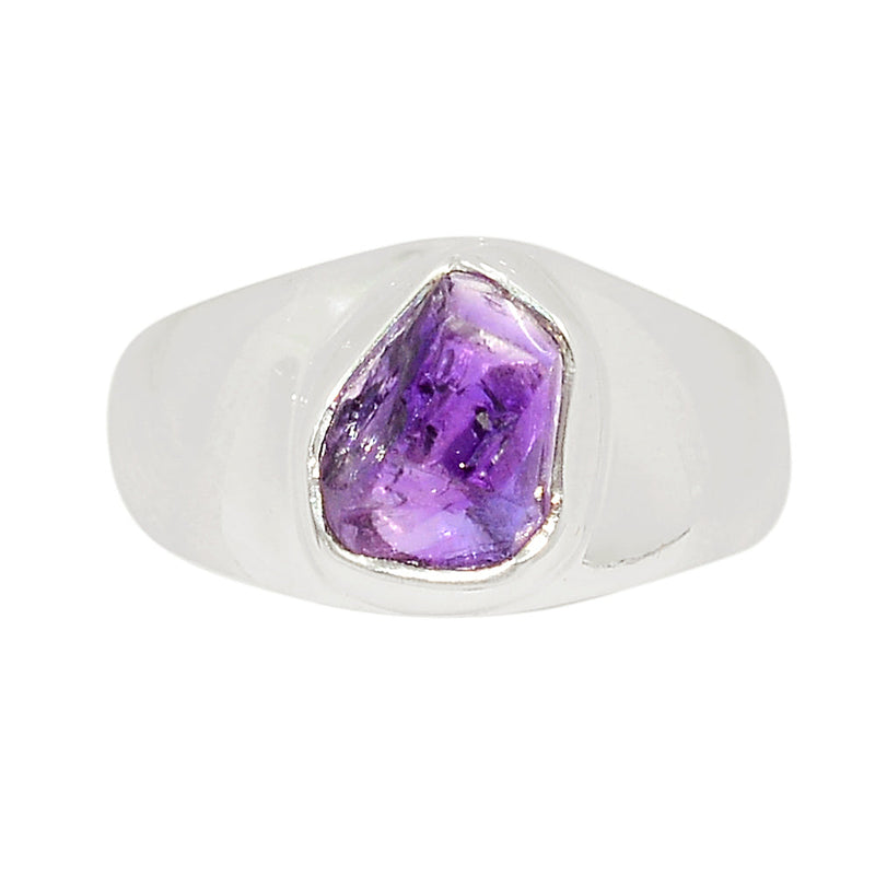 Solid - Amethyst Rough Ring - AMRR1027