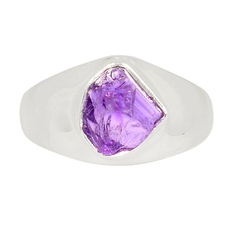 Solid - Amethyst Rough Ring - AMRR1031