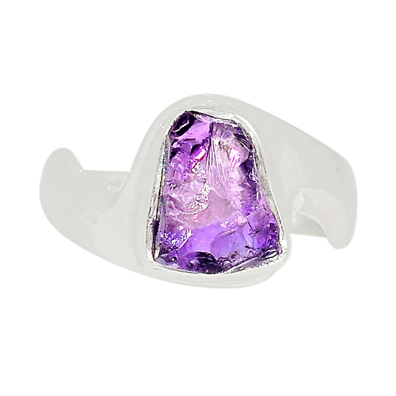 Solid - Amethyst Rough Ring - AMRR1032