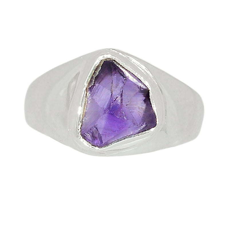 Solid - Amethyst Rough Ring - AMRR1058