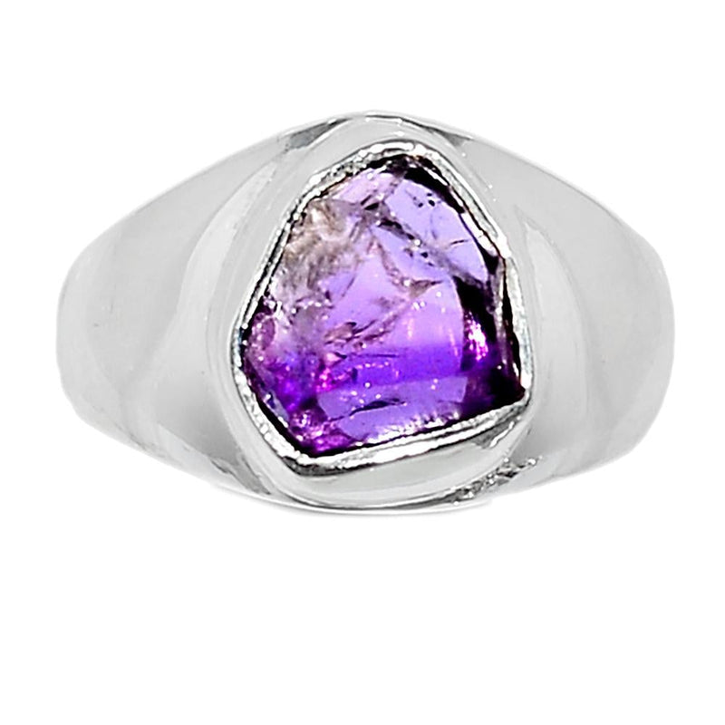 Solid - Amethyst Rough Ring-AMRR521