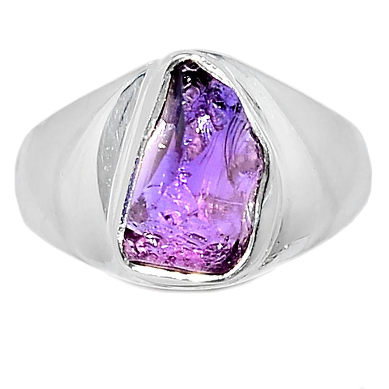 Solid - Amethyst Rough Ring-AMRR522