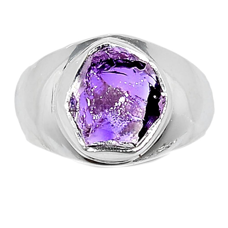 Solid - Amethyst Rough Ring-AMRR524