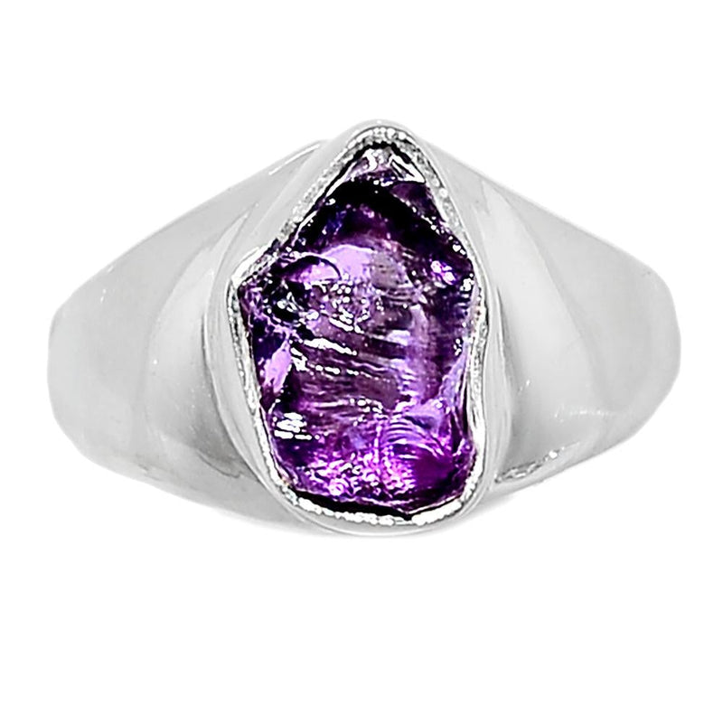 Solid - Amethyst Rough Ring-AMRR525