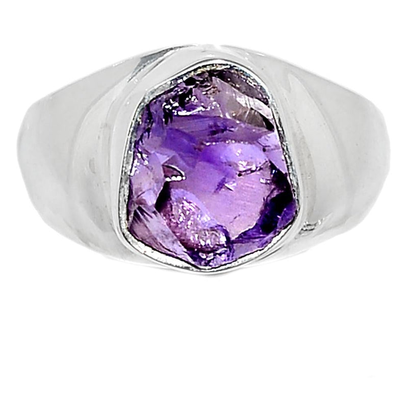 Solid - Amethyst Rough Ring-AMRR530