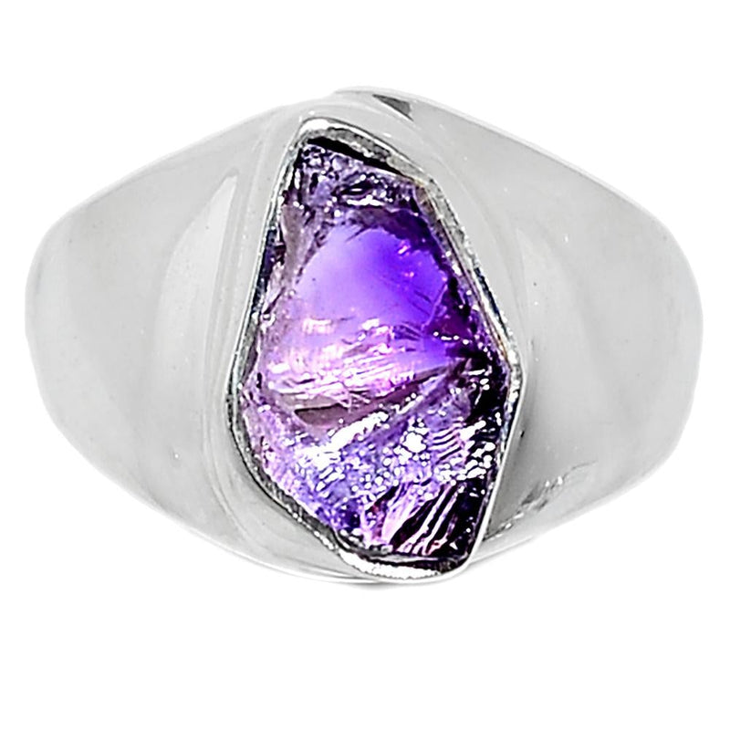Solid - Amethyst Rough Ring-AMRR531
