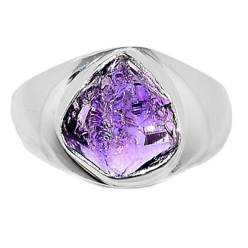 Solid - Amethyst Rough Ring-AMRR532