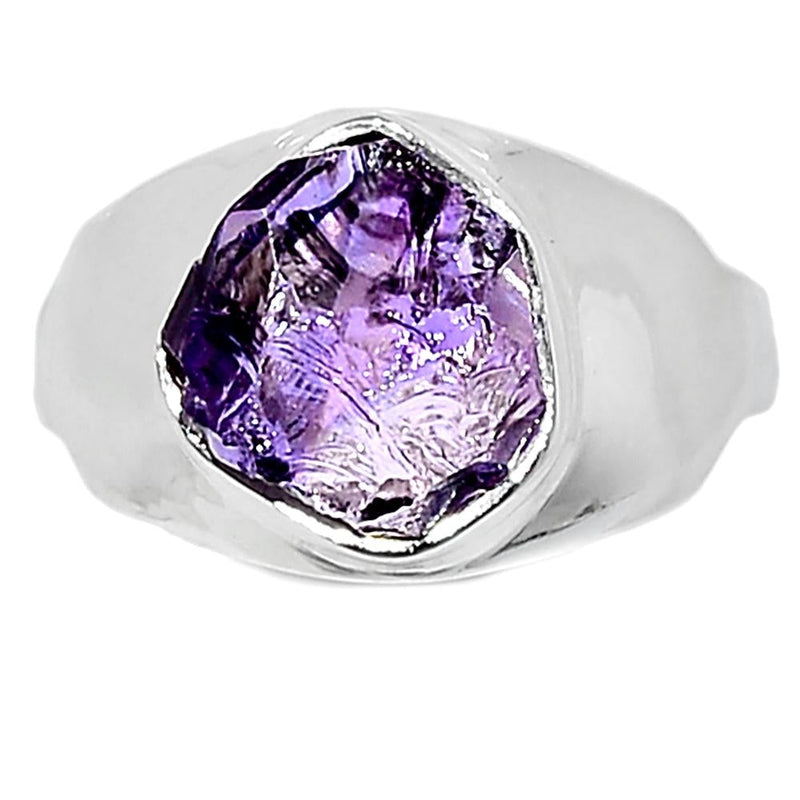Solid - Amethyst Rough Ring-AMRR536