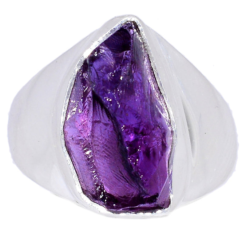 Solid - Amethyst Rough Ring - AMRR819