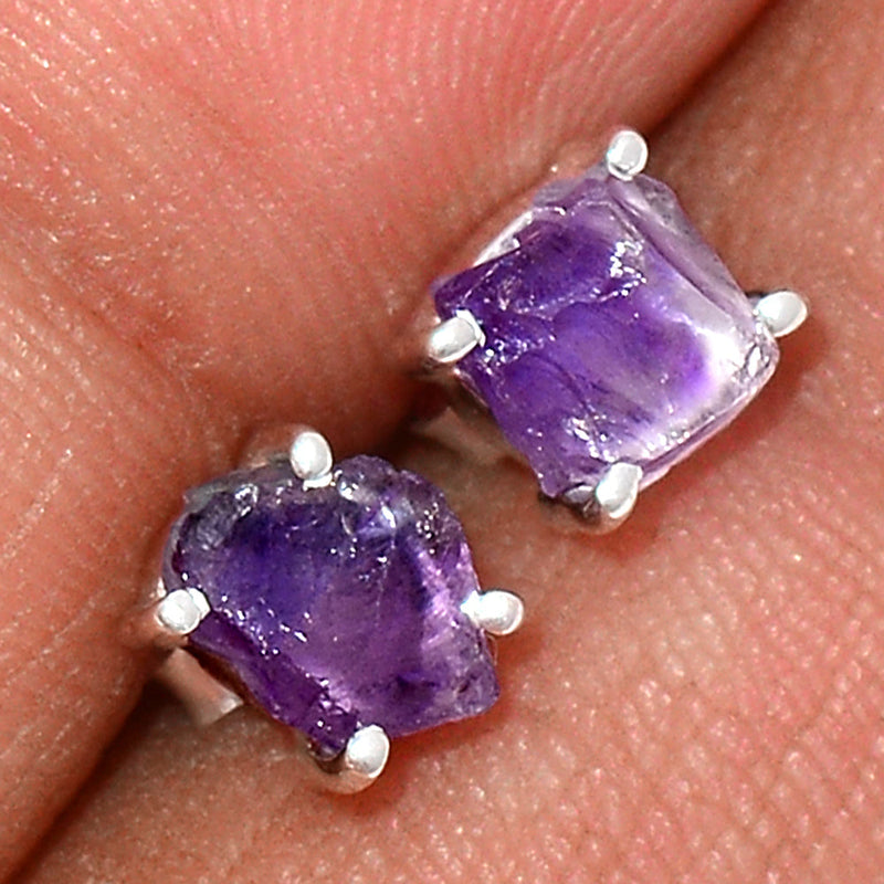 Claw - Amethyst Rough Studs - AMRS139
