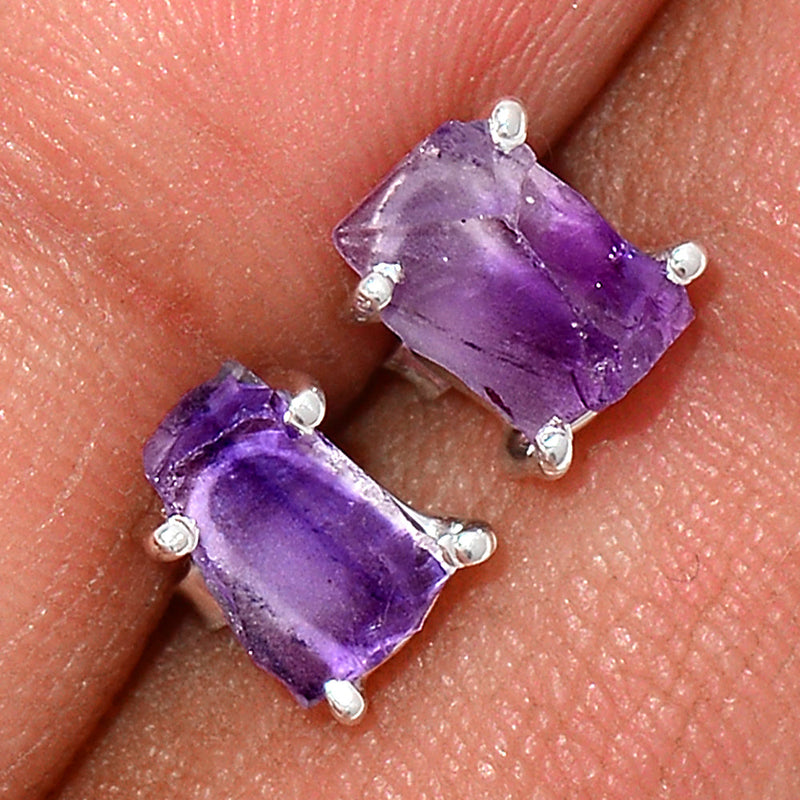 Claw - Amethyst Rough Studs - AMRS150
