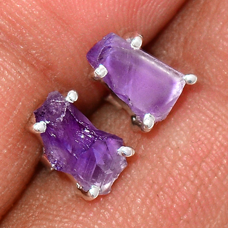 Claw - Amethyst Rough Studs - AMRS152