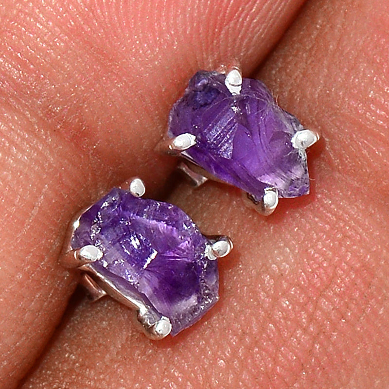 Claw - Amethyst Rough Studs - AMRS160