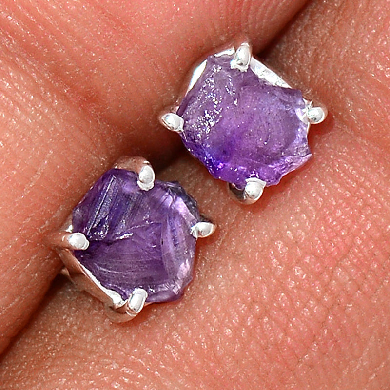Claw - Amethyst Rough Studs - AMRS167