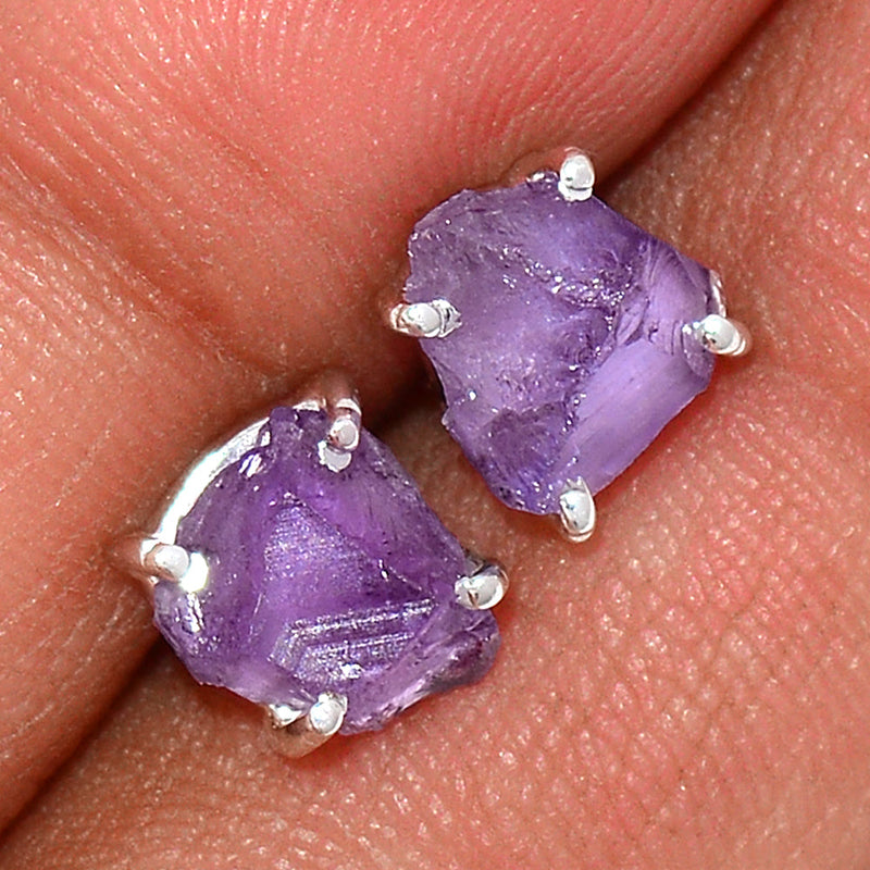 Claw - Amethyst Rough Studs - AMRS168