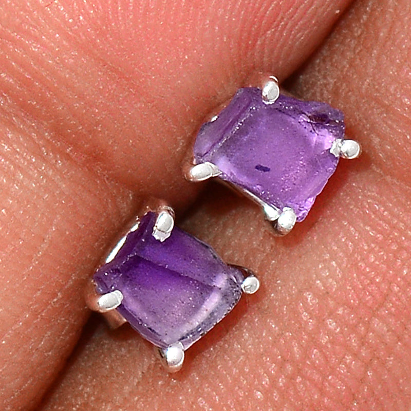 Claw - Amethyst Rough Studs - AMRS172