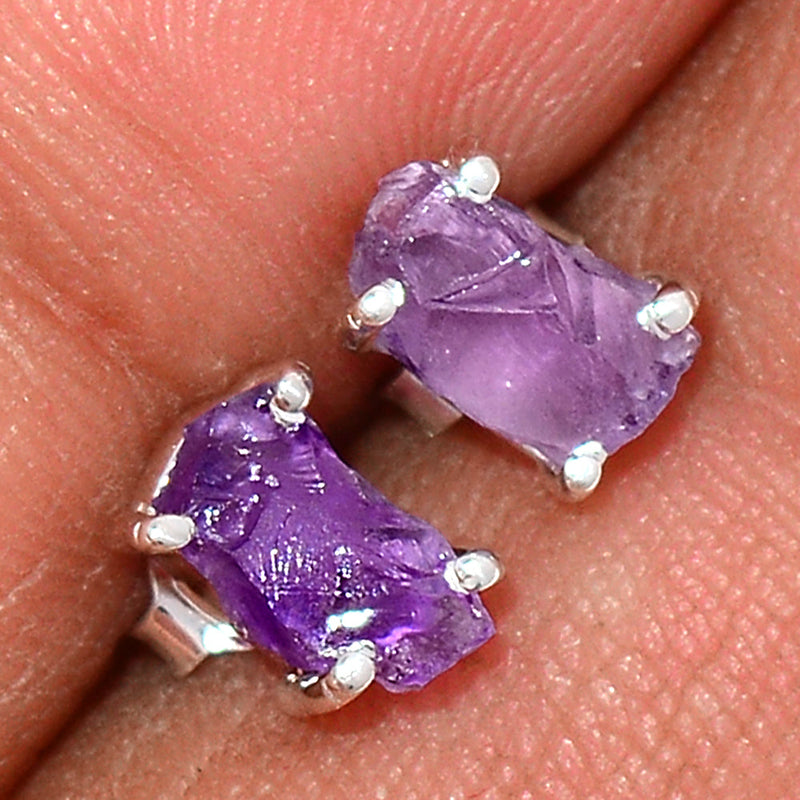 Claw - Amethyst Rough Studs - AMRS173