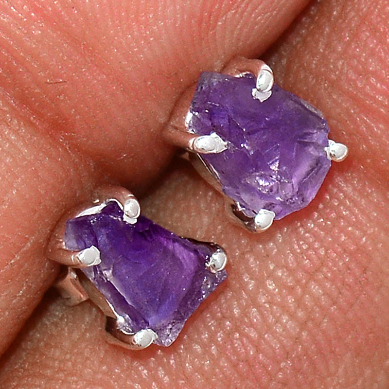 Claw - Amethyst Rough Studs - AMRS212