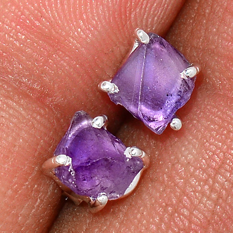 Claw - Amethyst Rough Studs - AMRS220