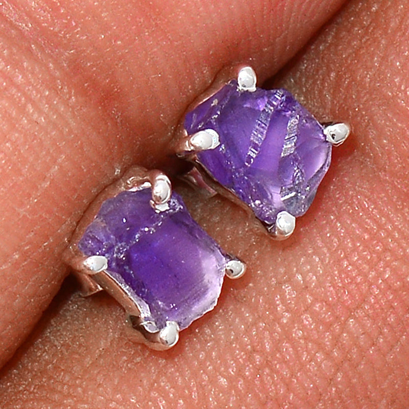 Claw - Amethyst Rough Studs - AMRS228