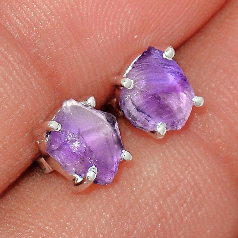 Claw - Amethyst Rough Studs - AMRS242