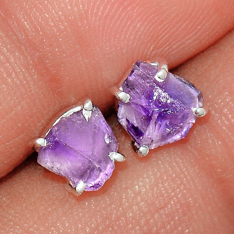 Claw - Amethyst Rough Studs - AMRS245
