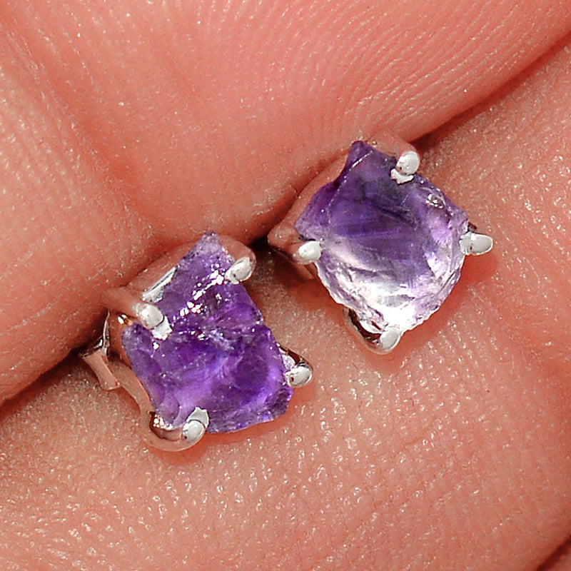 Claw - Amethyst Rough Studs - AMRS252