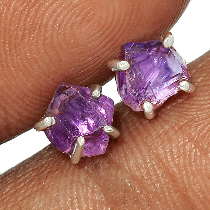 Claw - Amethyst Rough Studs - AMRS337