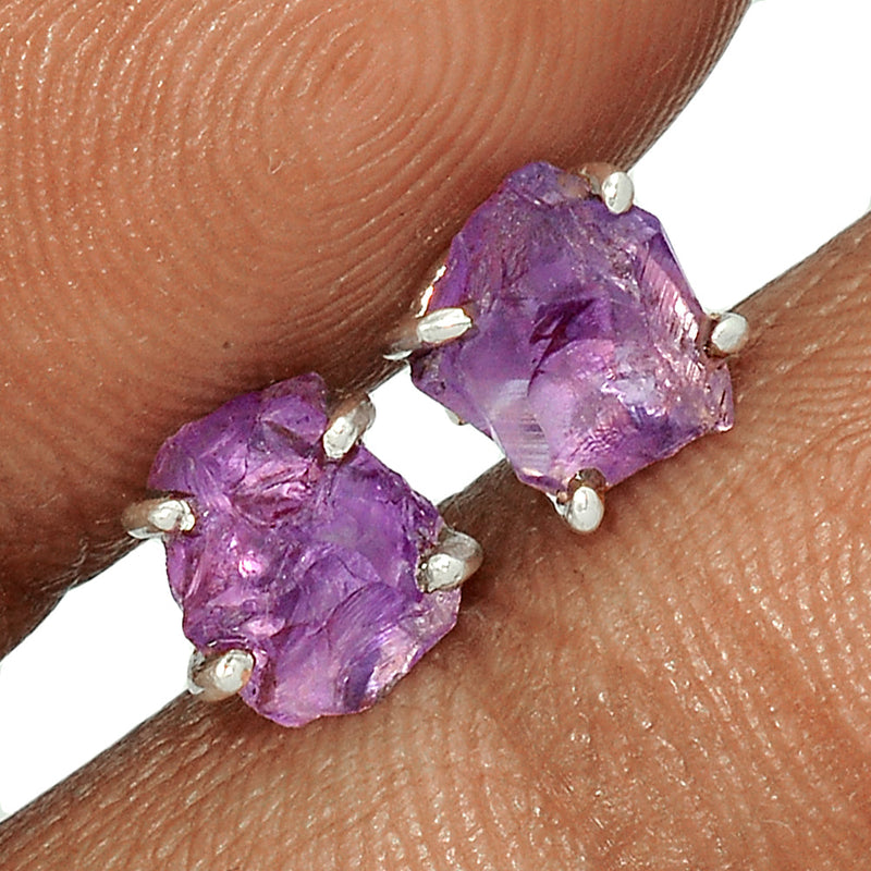 Claw - Amethyst Rough Studs - AMRS340