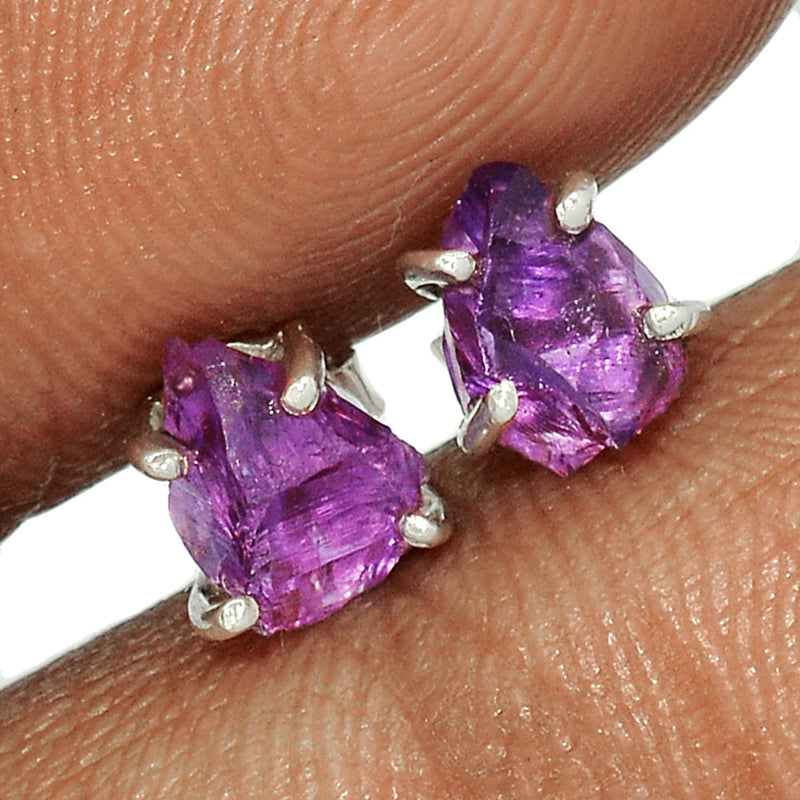 Claw - Amethyst Rough Studs - AMRS341