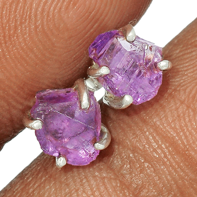 Claw - Amethyst Rough Studs - AMRS347