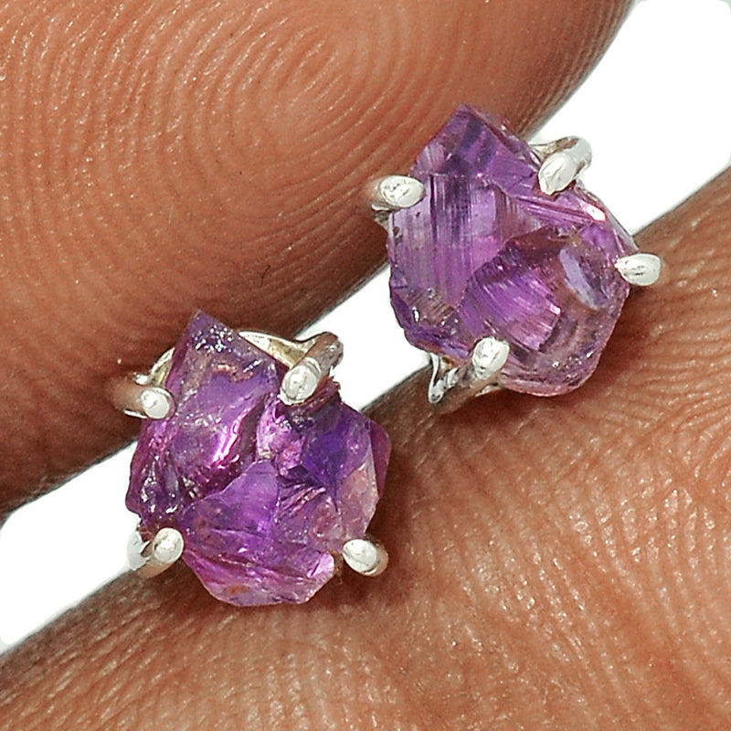 Claw - Amethyst Rough Studs - AMRS350