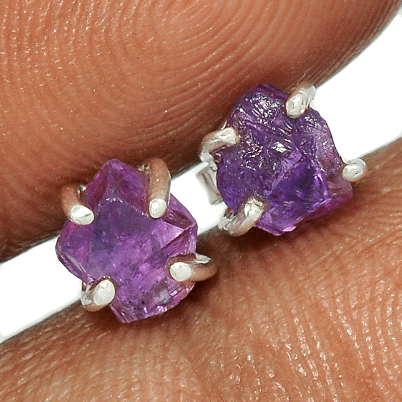 Claw - Amethyst Rough Studs - AMRS355