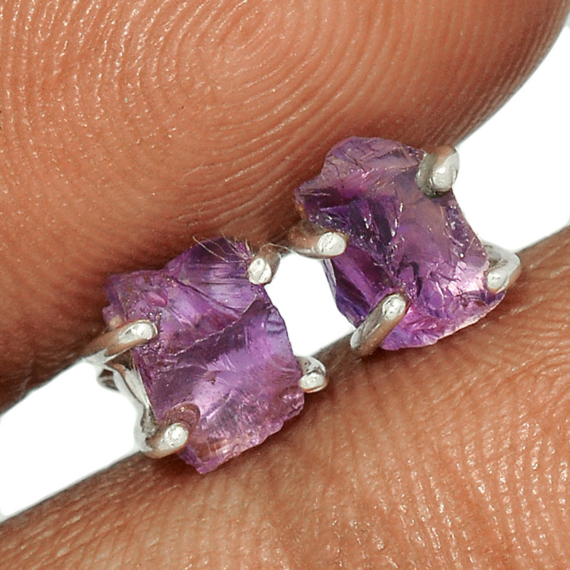 Claw - Amethyst Rough Studs - AMRS360