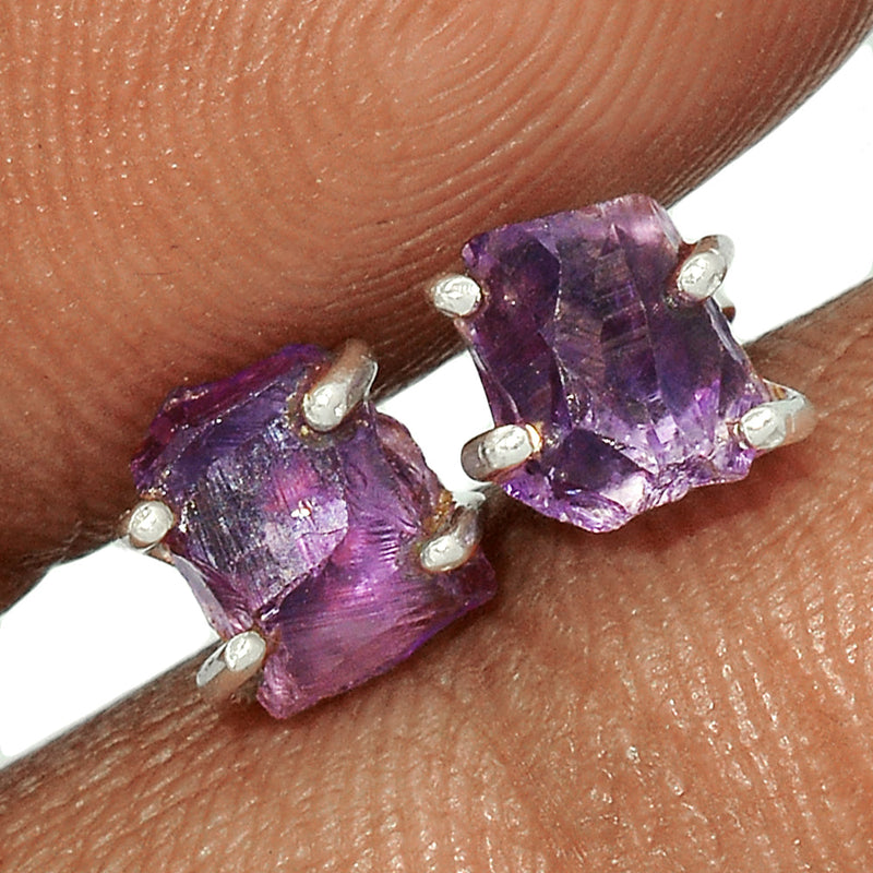 Claw - Amethyst Rough Studs - AMRS362