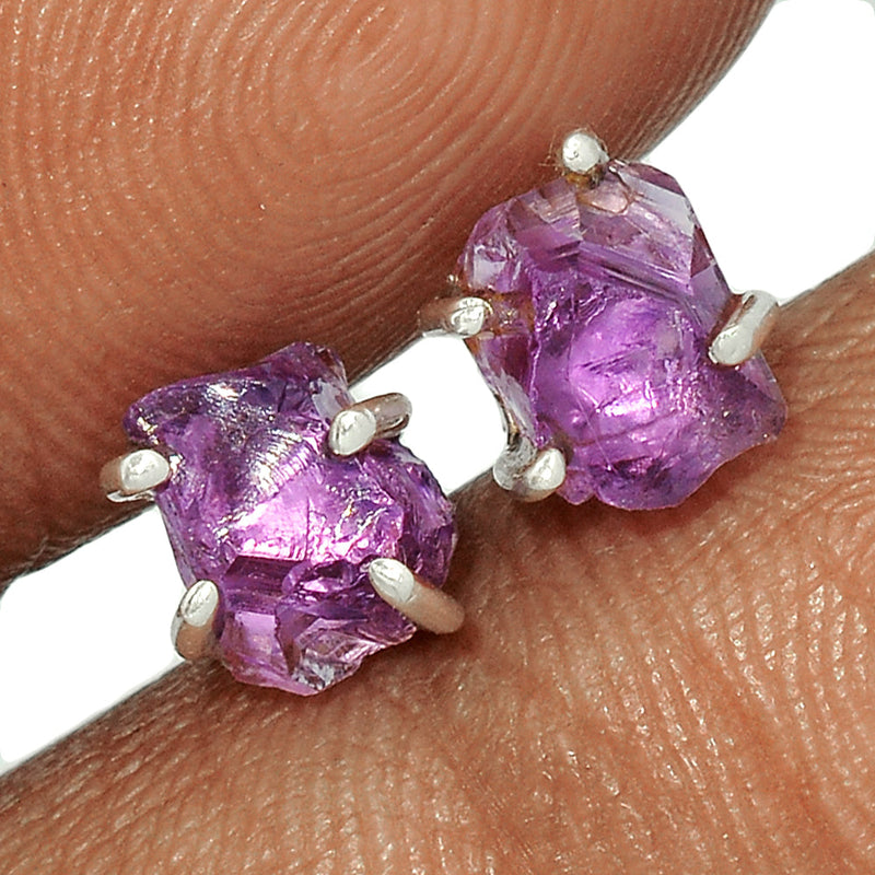 Claw - Amethyst Rough Studs - AMRS364