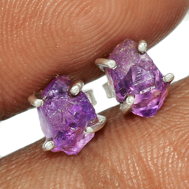 Claw - Amethyst Rough Studs - AMRS365