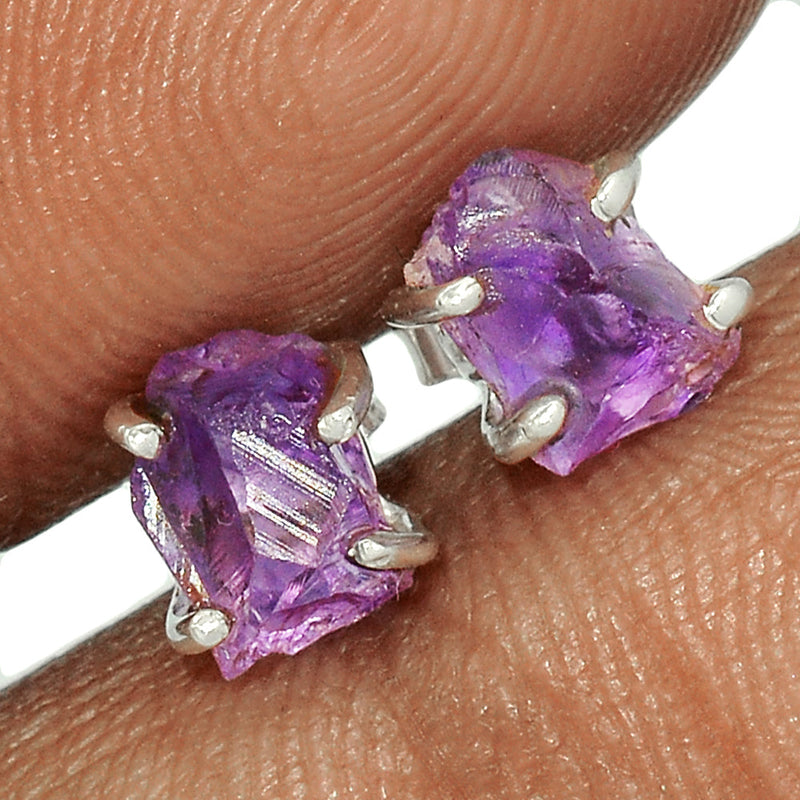 Claw - Amethyst Rough Studs - AMRS367