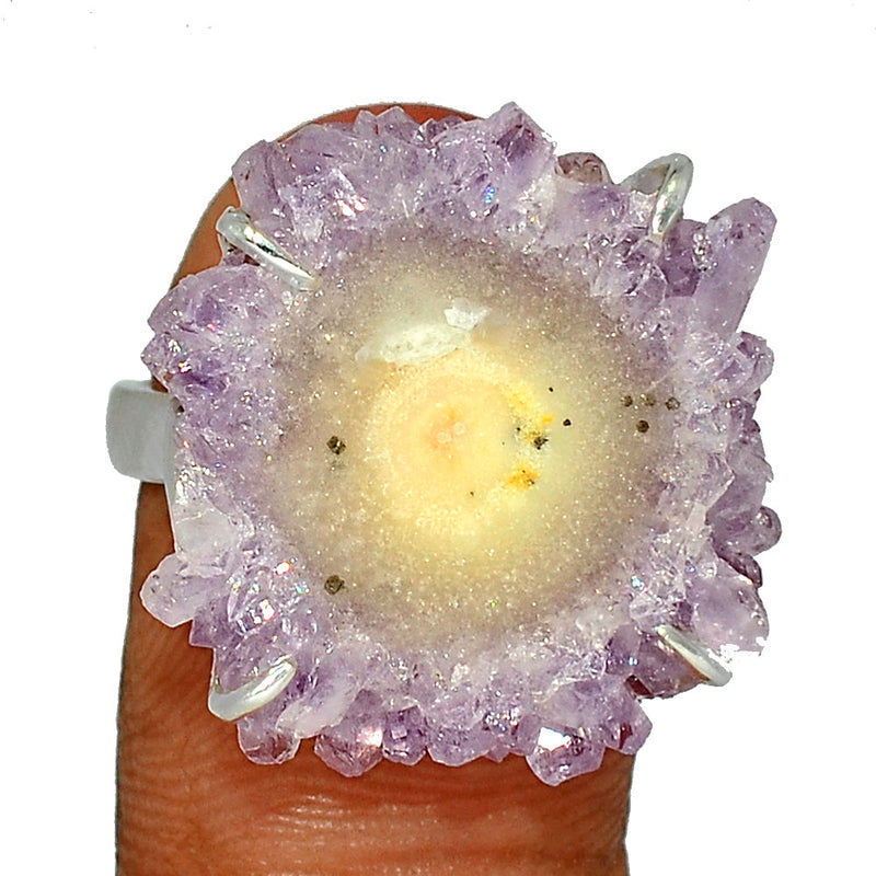 Claw - Amethyst Stalactites Ring - AMSR198