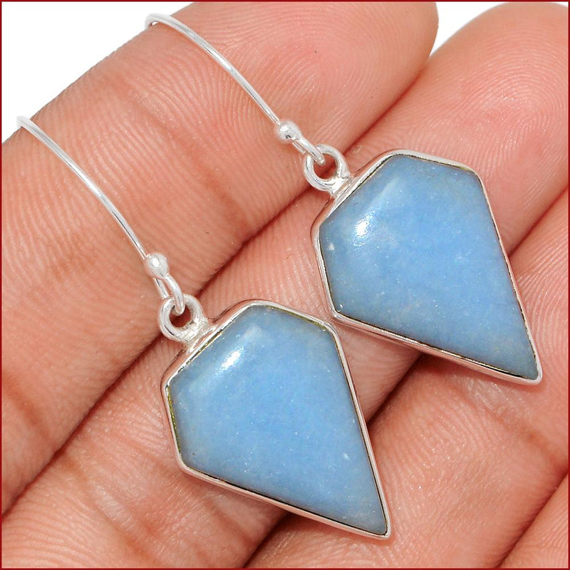 1.6" Angelite Earrings - ANGE323
