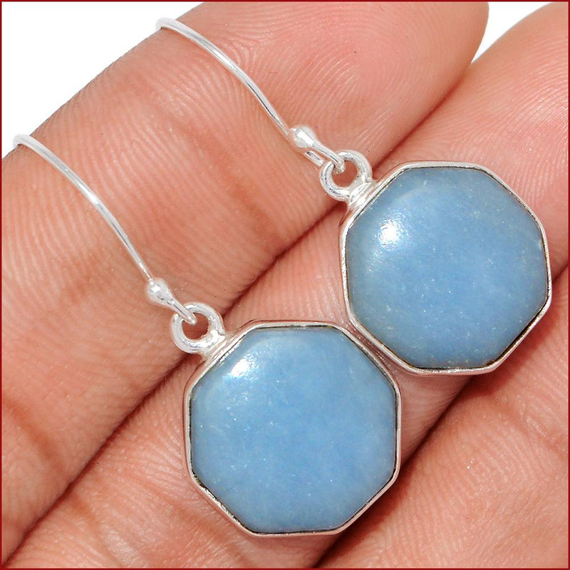 1.3" Angelite Earrings - ANGE329