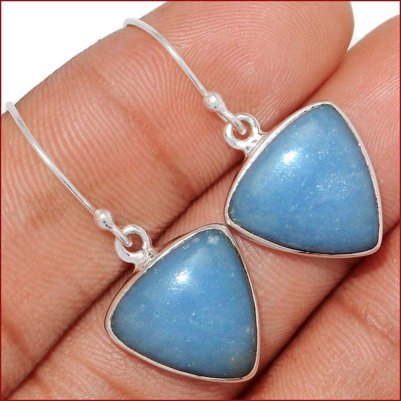 1.3" Angelite Earrings - ANGE341