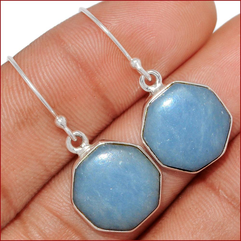 1.3" Angelite Earrings - ANGE342