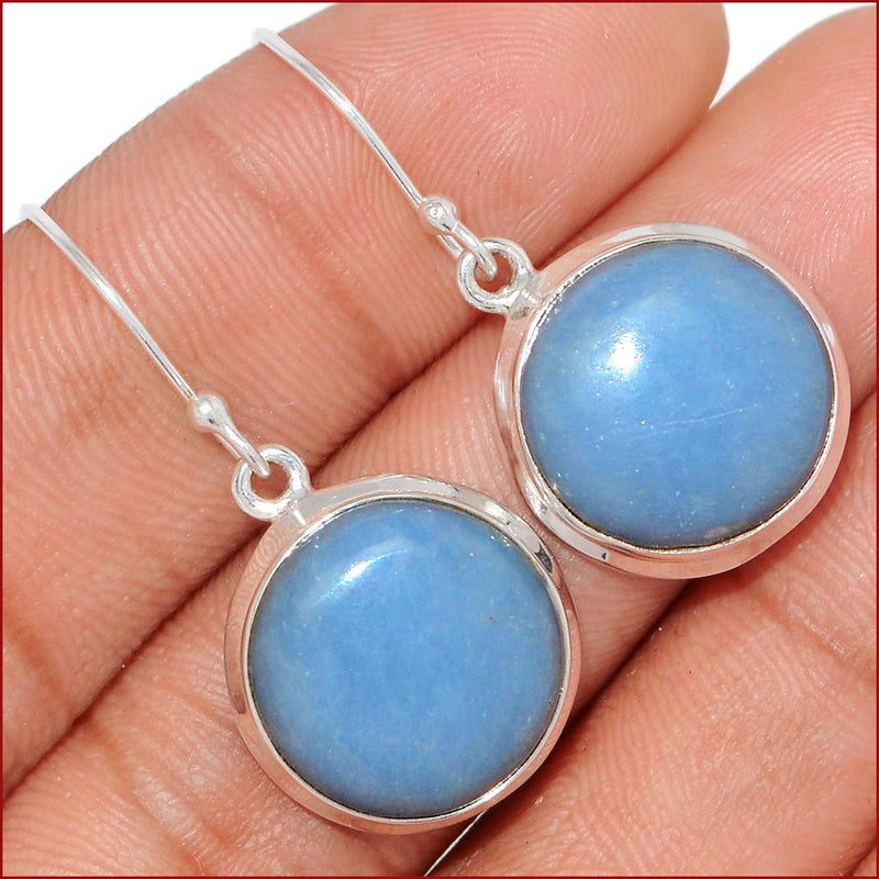 1.5" Angelite Earrings - ANGE344