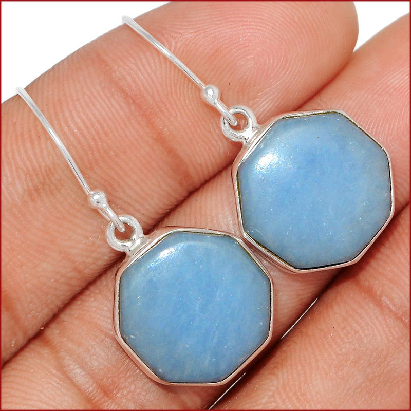 1.5" Angelite Earrings - ANGE346