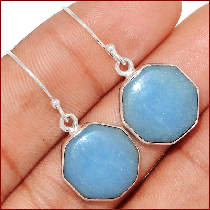 1.3" Angelite Earrings - ANGE353