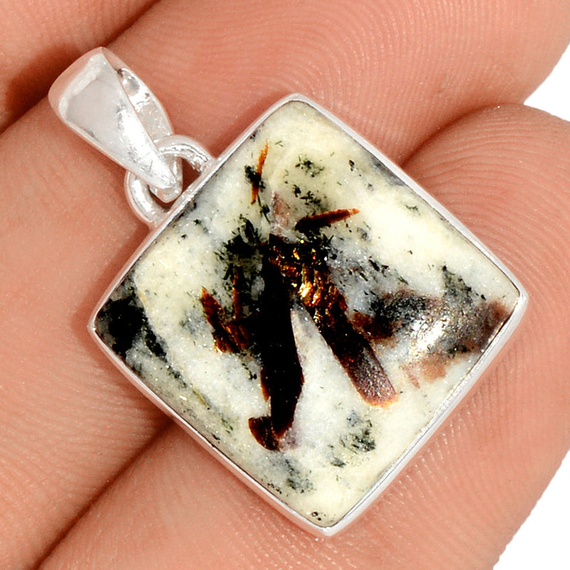 1.1" Astrophyllite Cabochon Pendants - APCP337