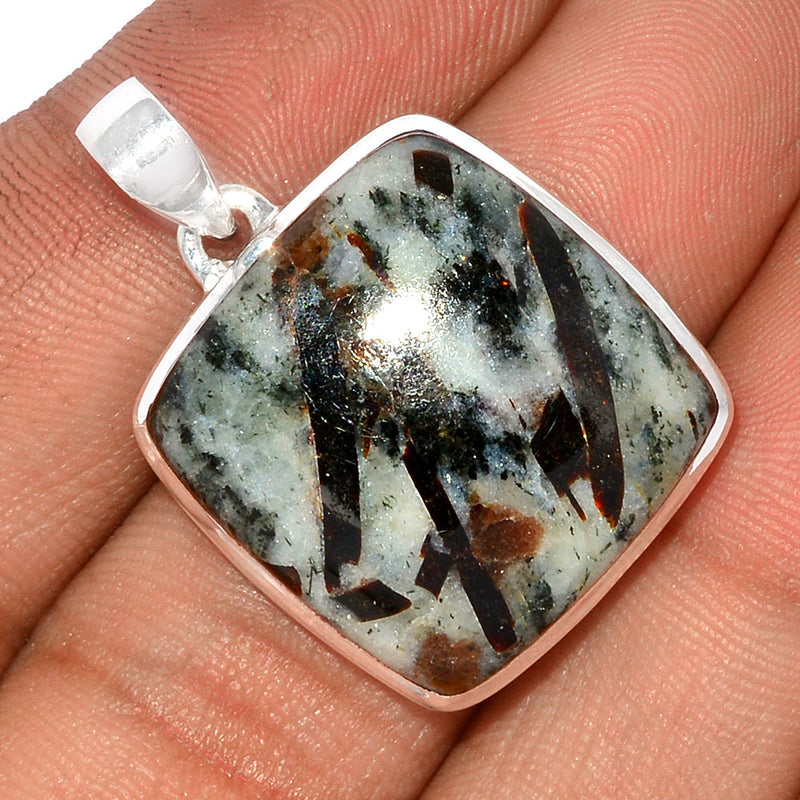 1.3" Astrophyllite Cabochon Pendants - APCP357