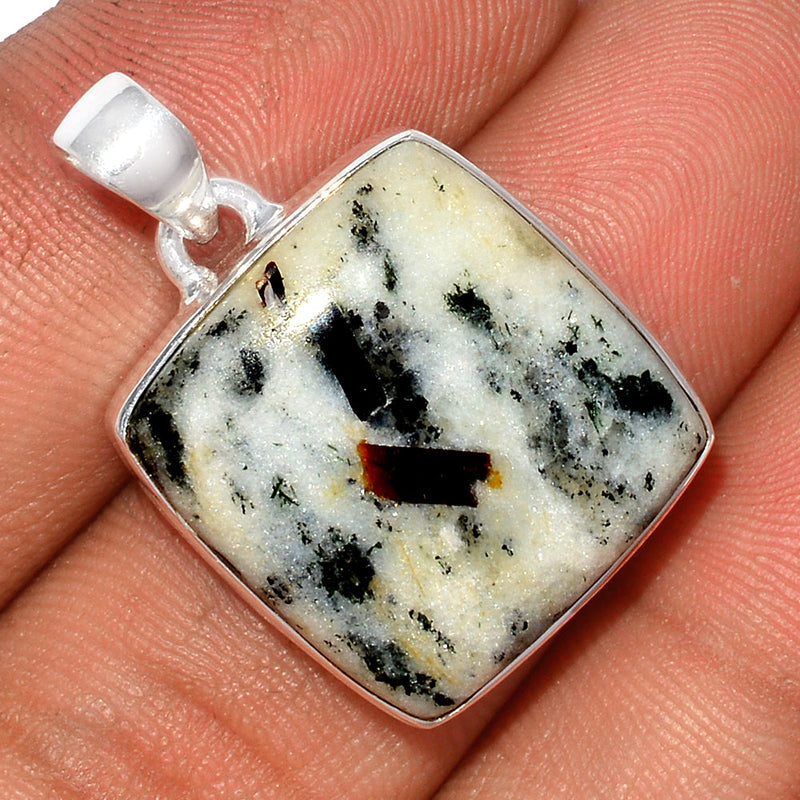 1.2" Astrophyllite Cabochon Pendants - APCP372