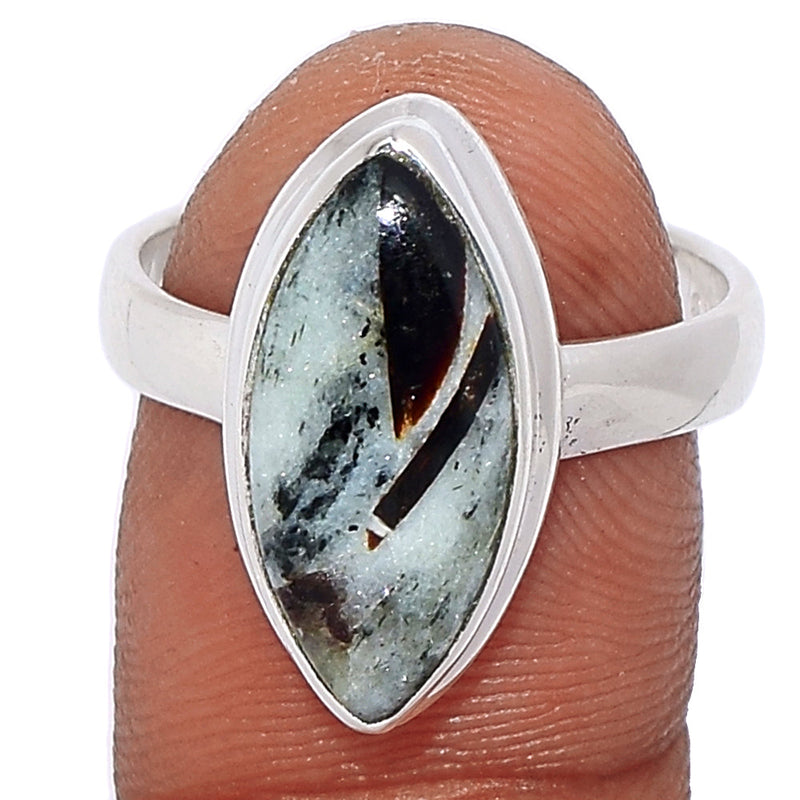 Astrophyllite Cabochon Ring - APCR146